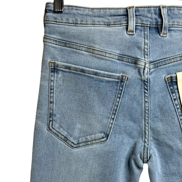 SER.O.YA Demi Mid Rise Flare Leg Denim Blue Jeans Retro 26 - Picture 12 of 16